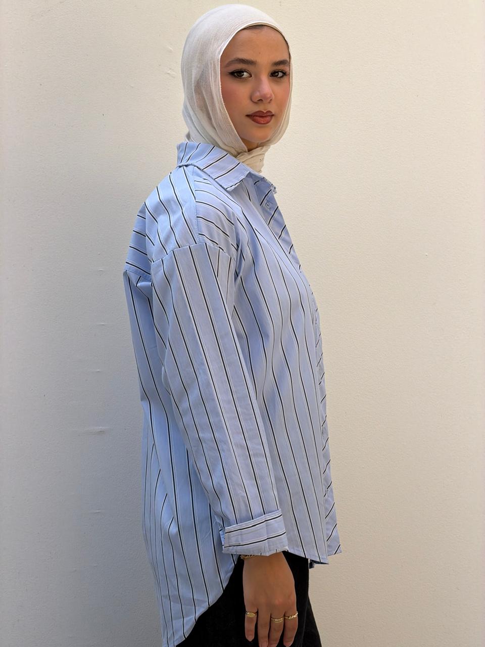 Blue stripped shirt