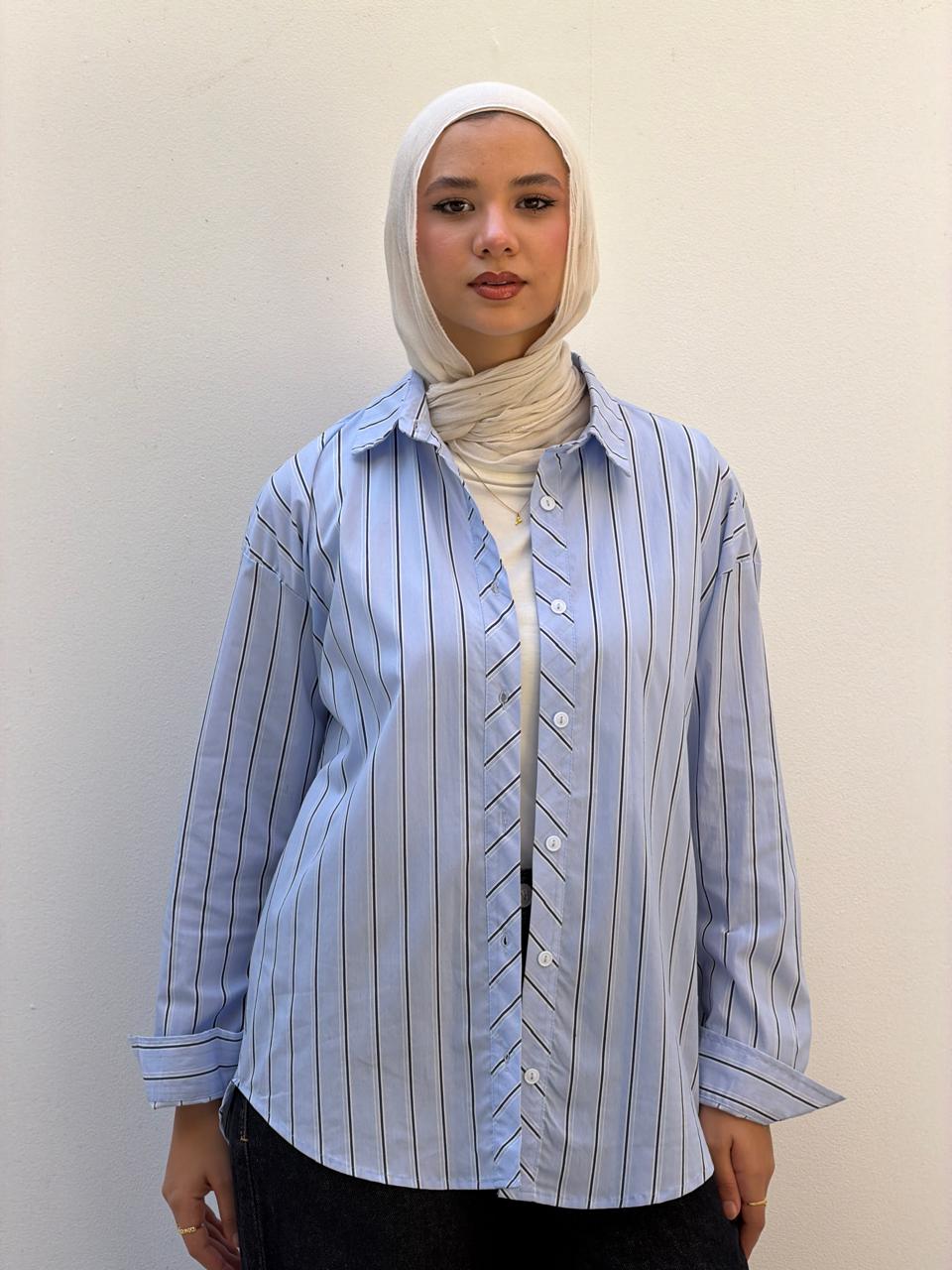 Blue stripped shirt