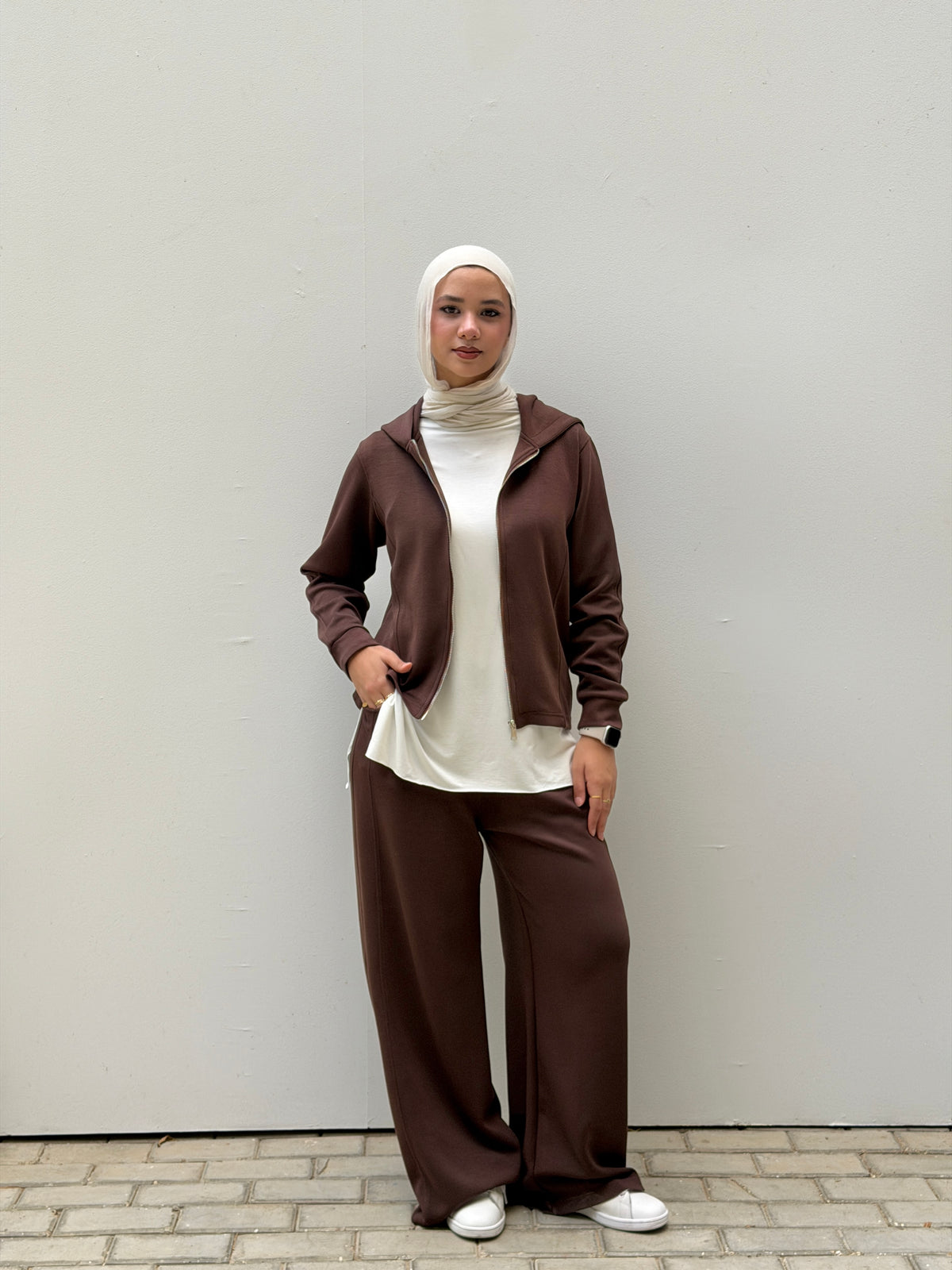 Comfy set in brown