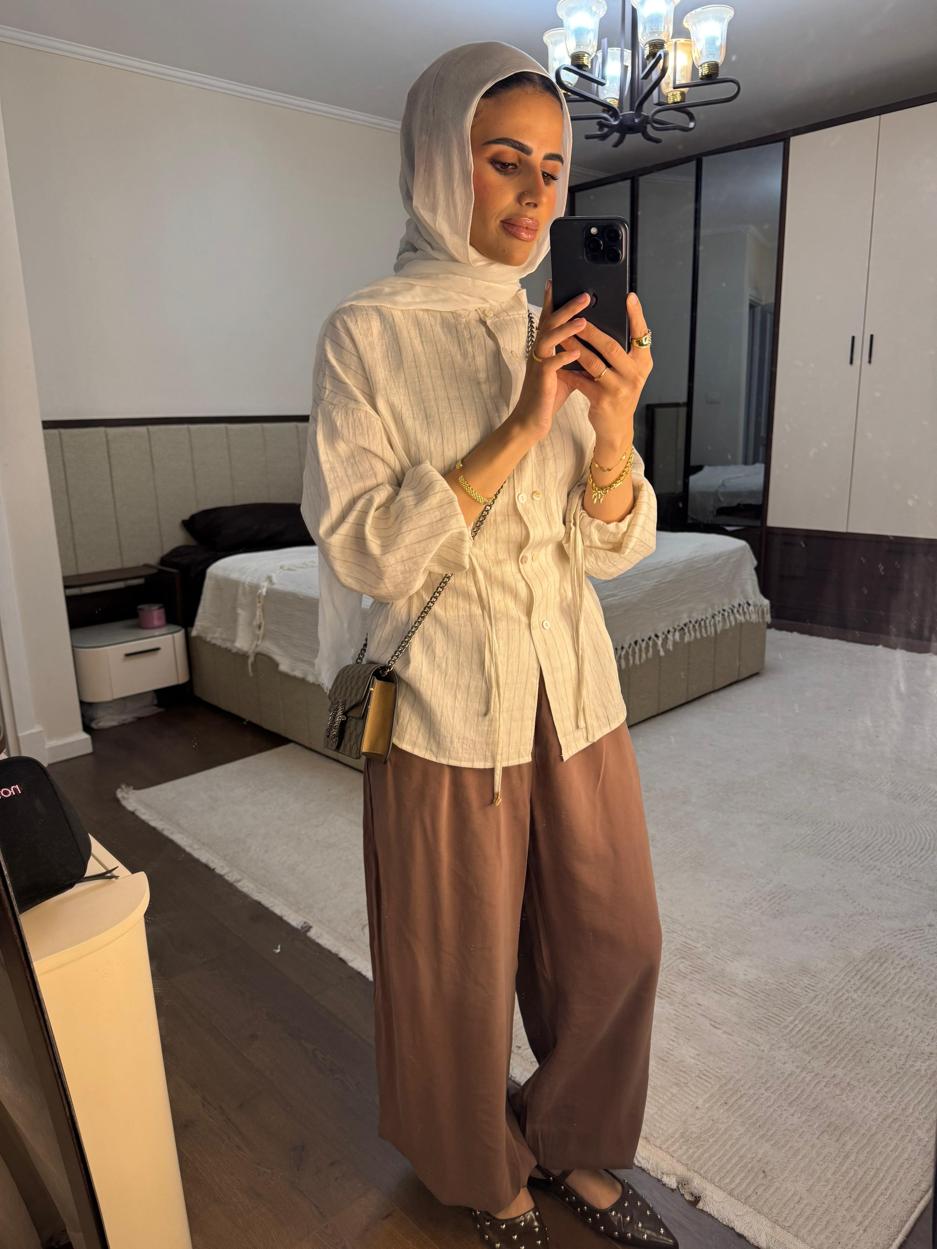 Mocha ballon pants