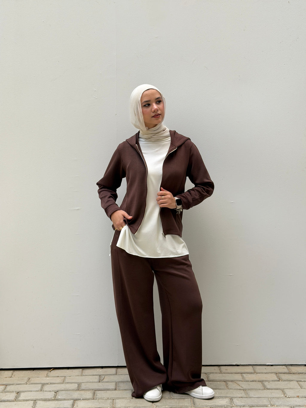 Comfy set in brown