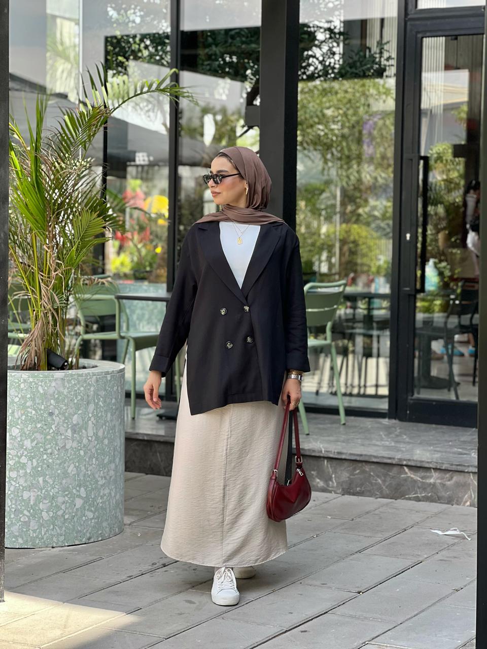 Linen black jacket