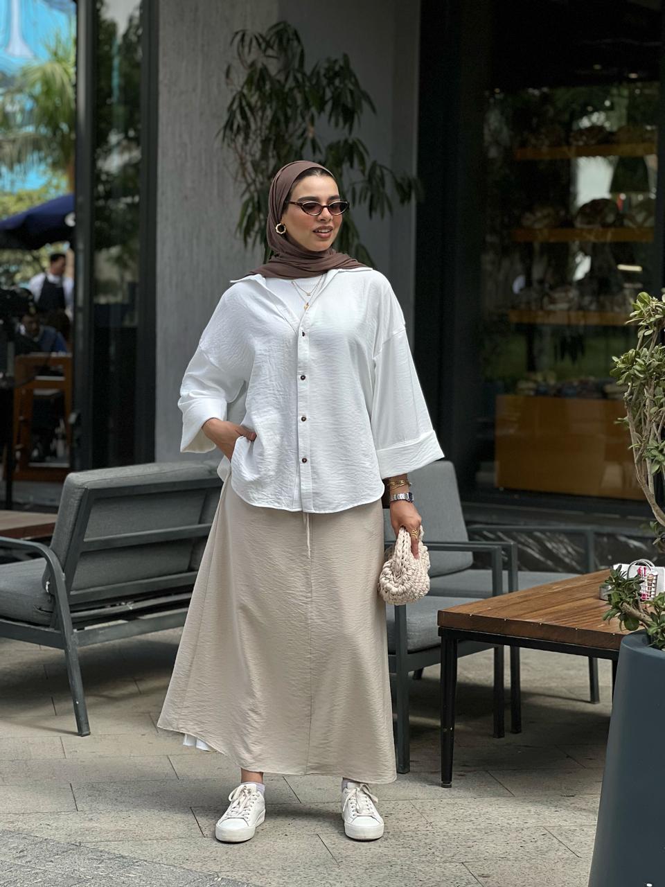 Beige Skirt