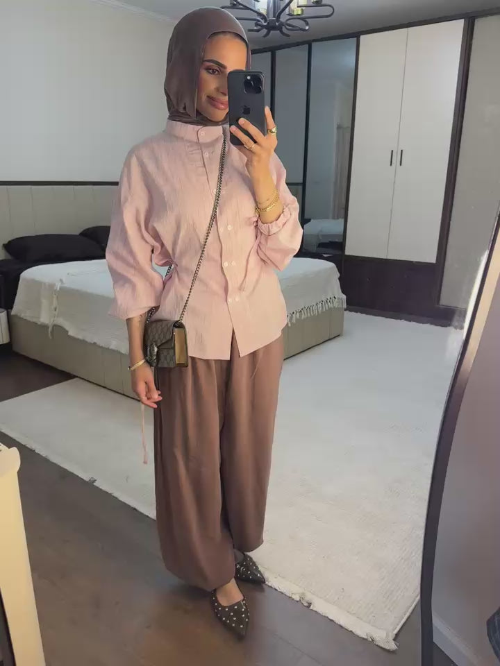 Pink stripped shirt