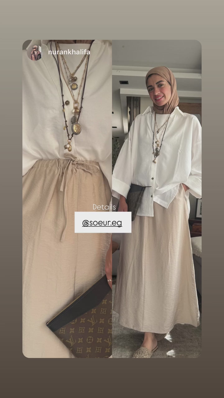 Beige Skirt